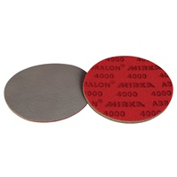 4000 Grit, 6" Dia Hook & Loop Sanding Disc, ea